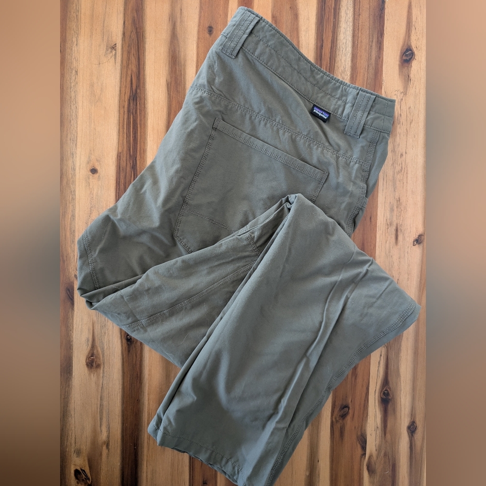 Patagonia Hiking Nylon Men's Olive Green Pants 38*32